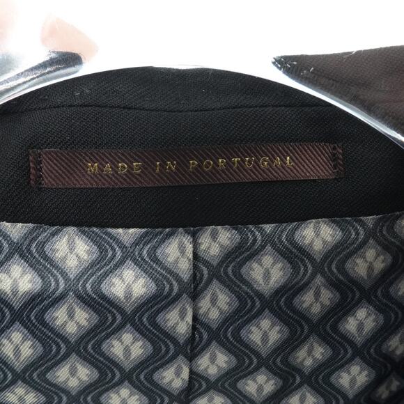 J Hilburn Blazer Mens 39S Black Wool Classic 2 Button Lined Business Office - Picture 15 of 16